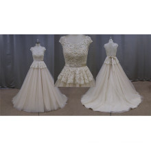 Lace Wedding Dresses Plus Size Champagne